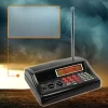 US Shipped Analog Desktop Scanner Radio Programmable 200 Channels Police Fire Weather Backlit LCD Display Easy to